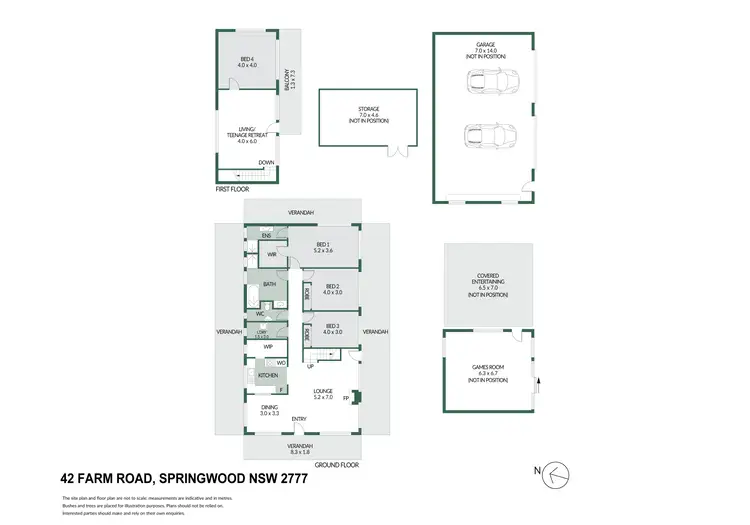 Floorplan of Homely house listing, 42 Farm Road, Springwood NSW 2777