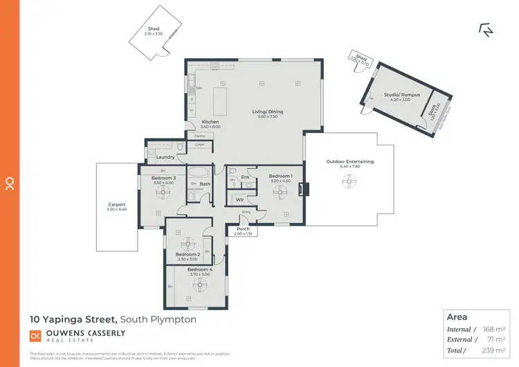 Floorplan of Homely house listing, 10 Yapinga Street, South Plympton SA 5038