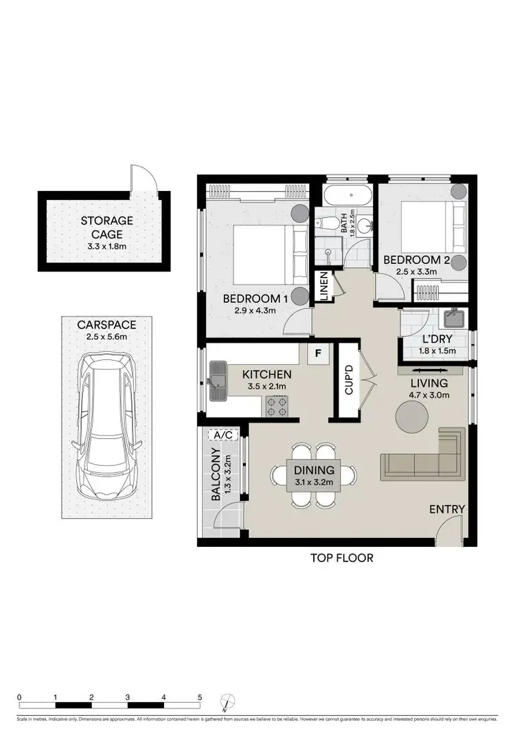 Floorplan of Homely apartment listing, 16/25-27 Phillip Street, Roselands NSW 2196