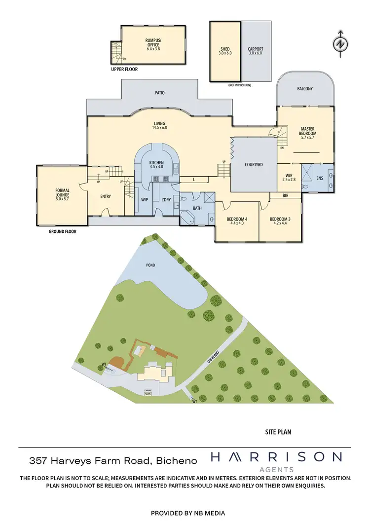 Floorplan of Homely rural property listing, 357 Harveys Farm Road, Bicheno TAS 7215