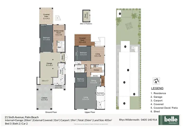 Floorplan of Homely house listing, 21 Sixth Avenue, Palm Beach QLD 4221