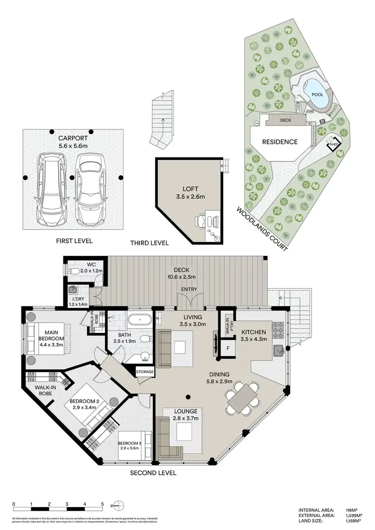 Floorplan of Homely house listing, 8 Woodlands Court, Castle Hill QLD 4810