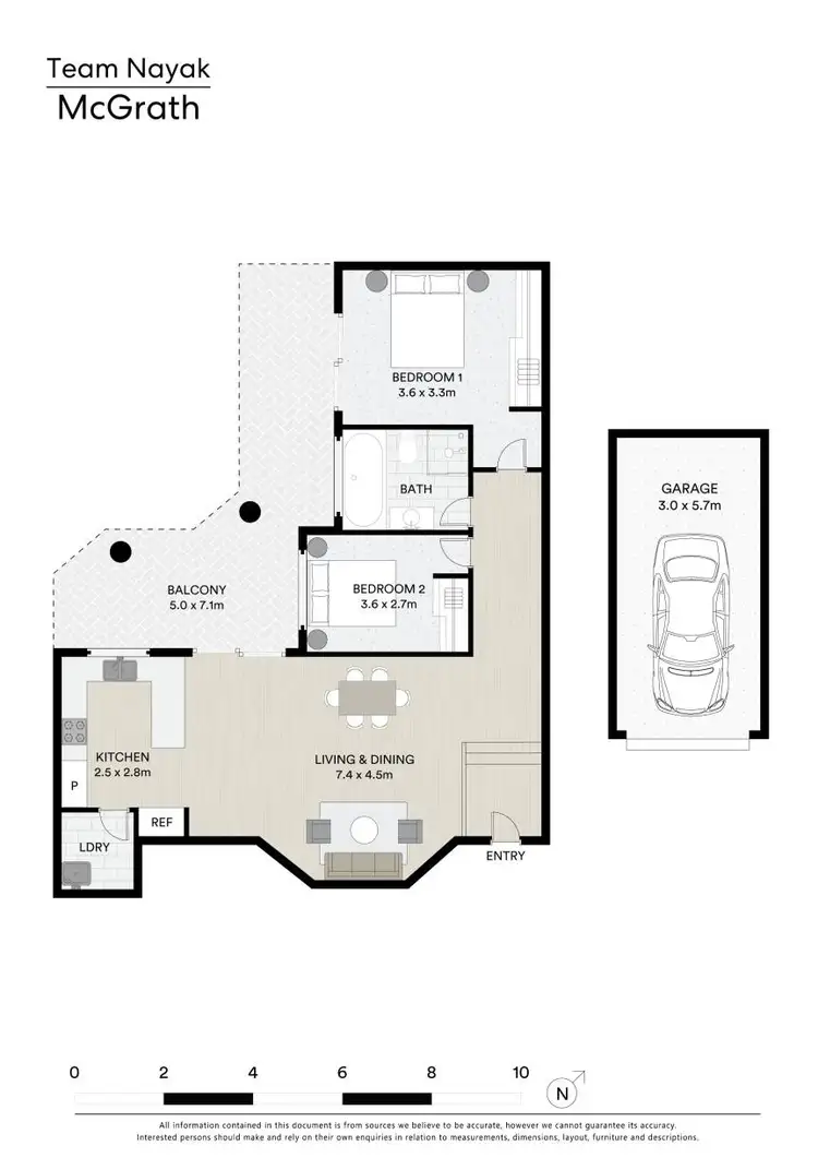 Floorplan of Homely unit listing, 7/51-55 Lane Street, Wentworthville NSW 2145