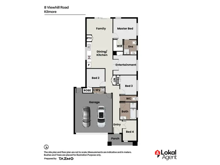 Floorplan of Homely house listing, 8 Viewhill Road, Kilmore VIC 3764