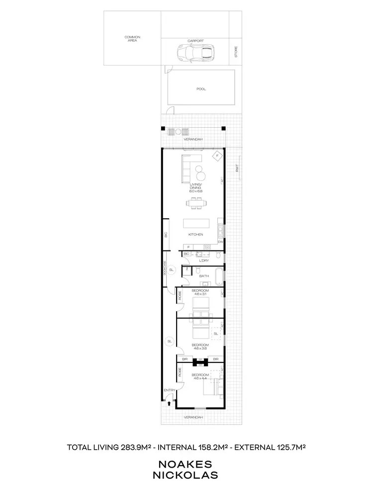Floorplan of Homely house listing, 56 Hastings Street, Glenelg South SA 5045