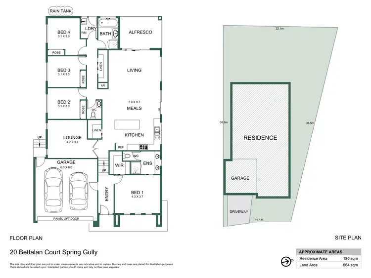 Floorplan of Homely house listing, 20 Bettalan Court, Spring Gully VIC 3550