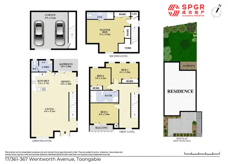Floorplan of Homely townhouse listing, 17/367-371 Wentworth Avenue, Toongabbie NSW 2146