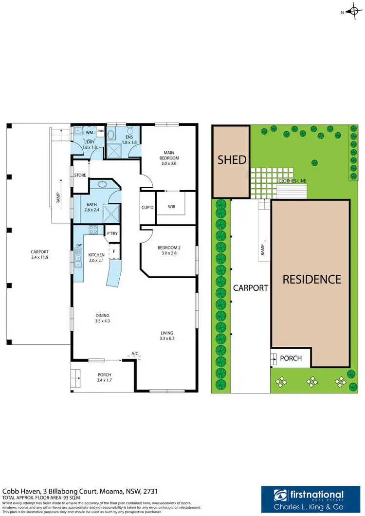 Floorplan of Homely house listing, 3 Billabong Court, Moama NSW 2731