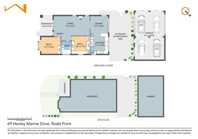 Floorplan of Homely house listing, 69 Henley Marine Drive, Rodd Point NSW 2046
