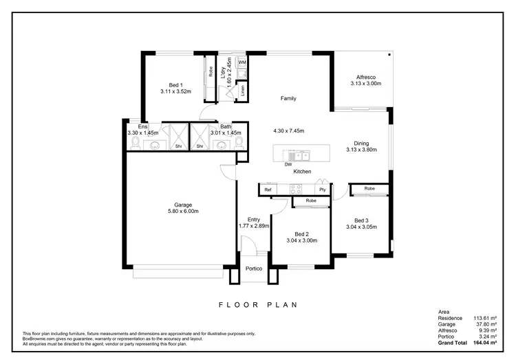 Floorplan of Homely house listing, 17 Maitland Crescent, Wodonga VIC 3690