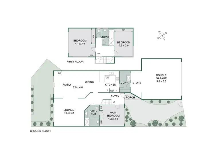 Floorplan of Homely townhouse listing, 6/58-60 Nepean Highway, Aspendale VIC 3195