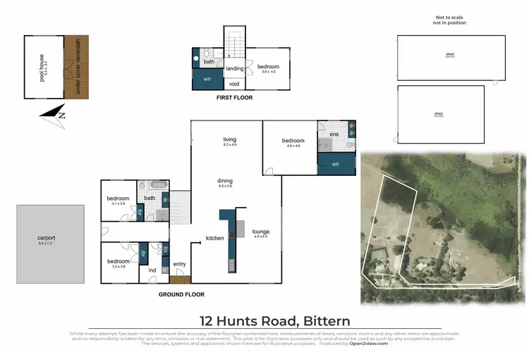 Floorplan of Homely rural property listing, 12 Hunts Road, Bittern VIC 3918