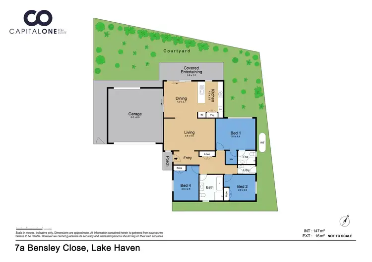 Floorplan of Homely semi-detached listing, 7A Bensley Close, Lake Haven NSW 2263