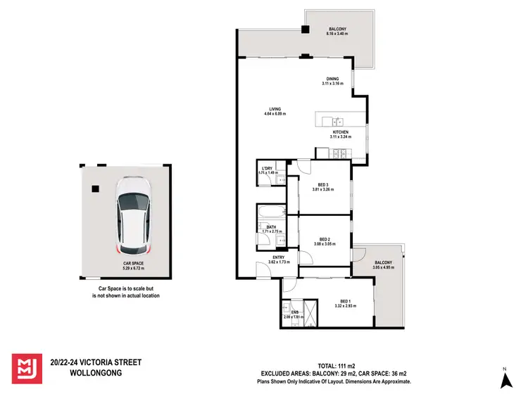 Floorplan of Homely unit listing, 20/22 Victoria Street, Wollongong NSW 2500