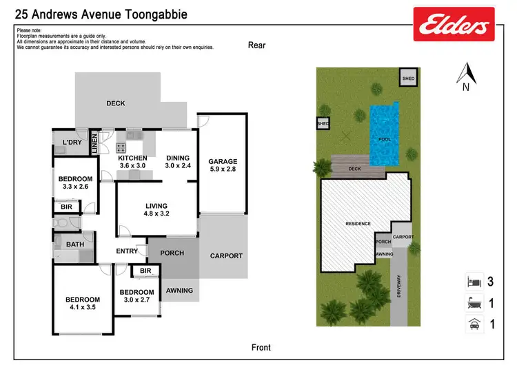 Floorplan of Homely house listing, 25 Andrews Avenue, Toongabbie NSW 2146