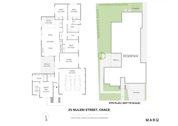 Floorplan of Homely house listing, 25 Nuleri Street, Crace ACT 2911