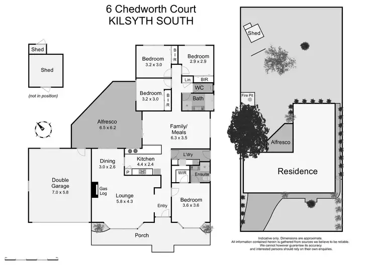 Floorplan of Homely house listing, 6 Chedworth Court, Kilsyth South VIC 3137