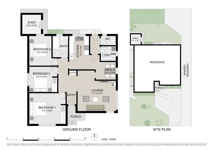 Floorplan of Homely house listing, 1/9 Dorothy Avenue, Belmont VIC 3216