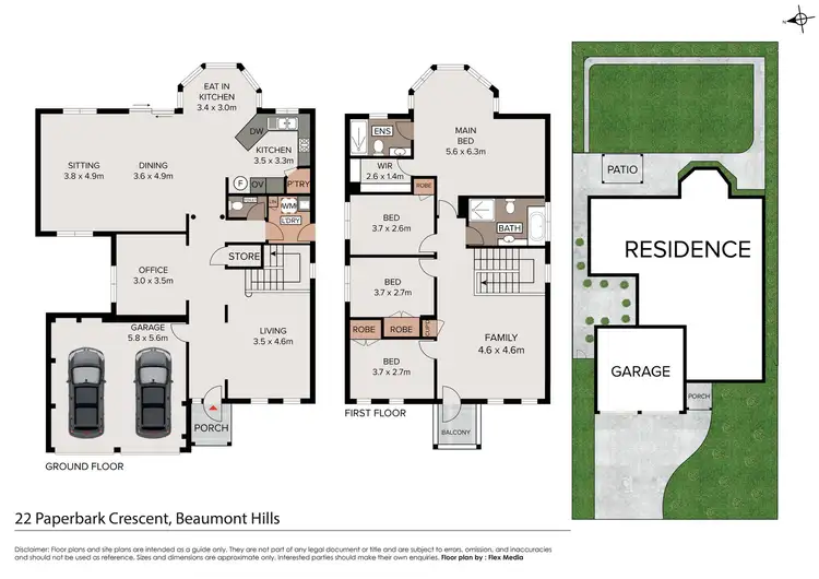 Floorplan of Homely house listing, 22 Paperbark Crescent, Beaumont Hills NSW 2155