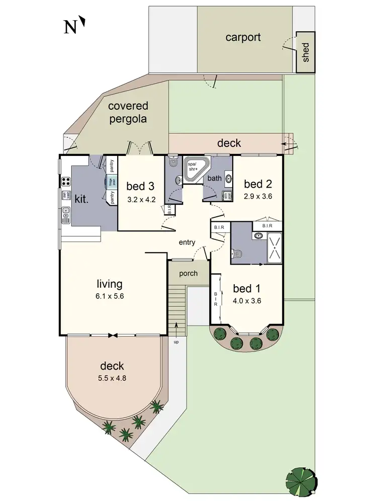 Floorplan of Homely house listing, 1/47 Humber Road, Croydon North VIC 3136