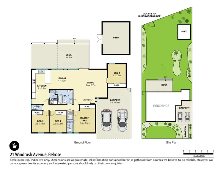 Floorplan of Homely house listing, 21 Windrush Avenue, Belrose NSW 2085