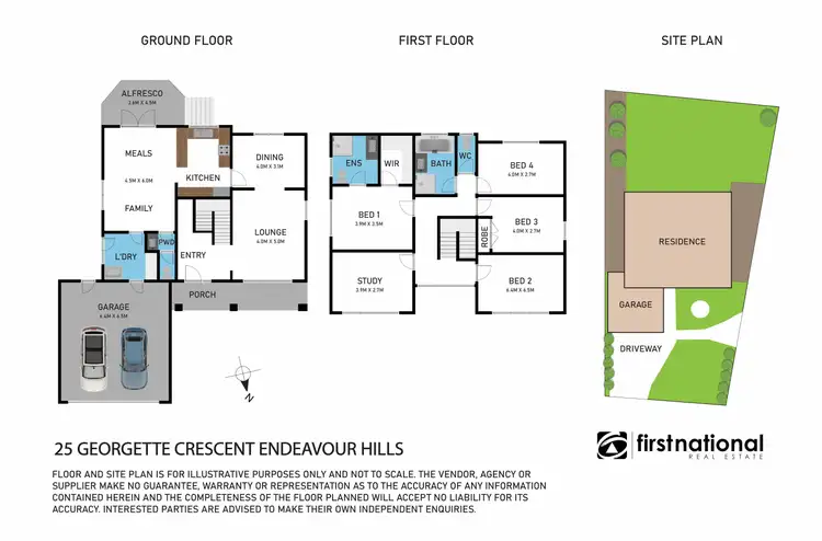 Floorplan of Homely house listing, 25 Georgette Crescent, Endeavour Hills VIC 3802