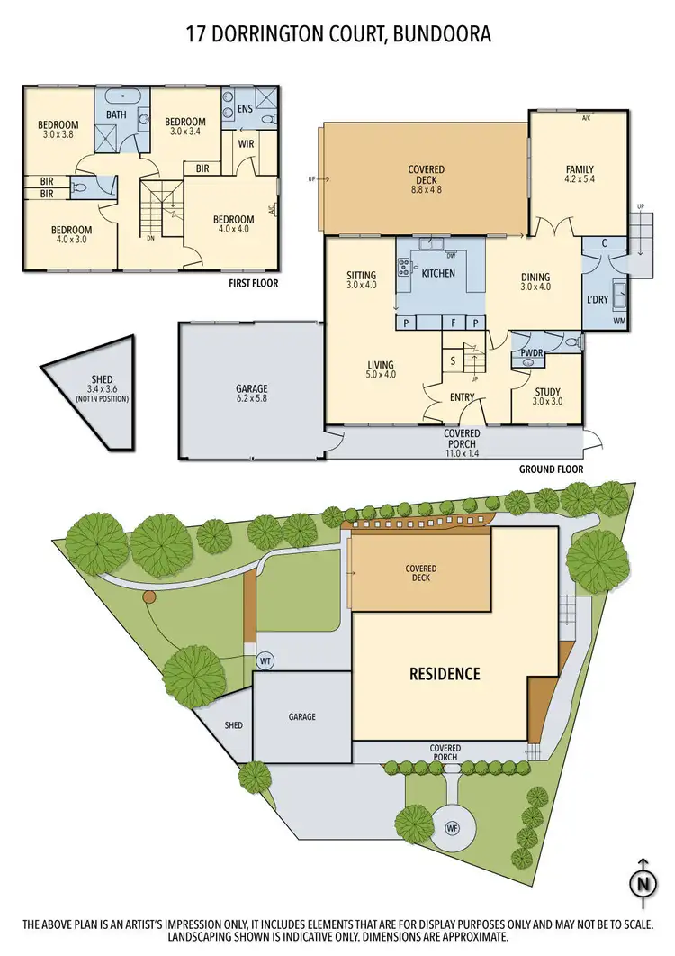Floorplan of Homely house listing, 17 Dorrington Court, Bundoora VIC 3083