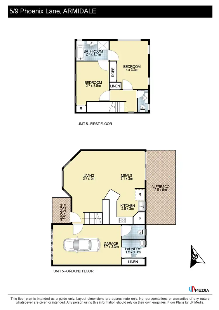 Floorplan of Homely apartment listing, 5/9 Phoenix Lane, Armidale NSW 2350