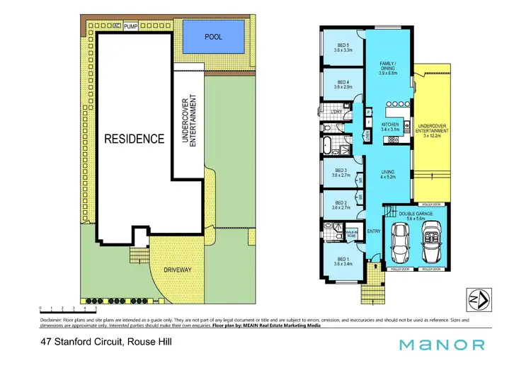 Floorplan of Homely house listing, 47 Stanford Circuit, Rouse Hill NSW 2155