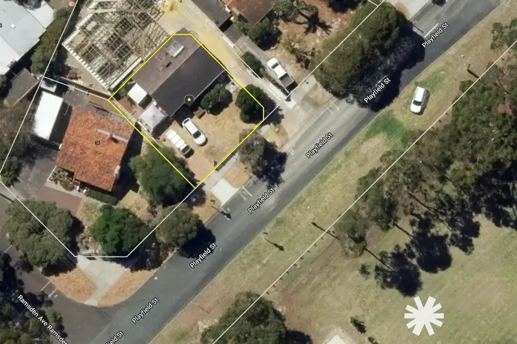 Floorplan of Homely semi-detached listing, 5 Playfield Street, East Victoria Park WA 6101
