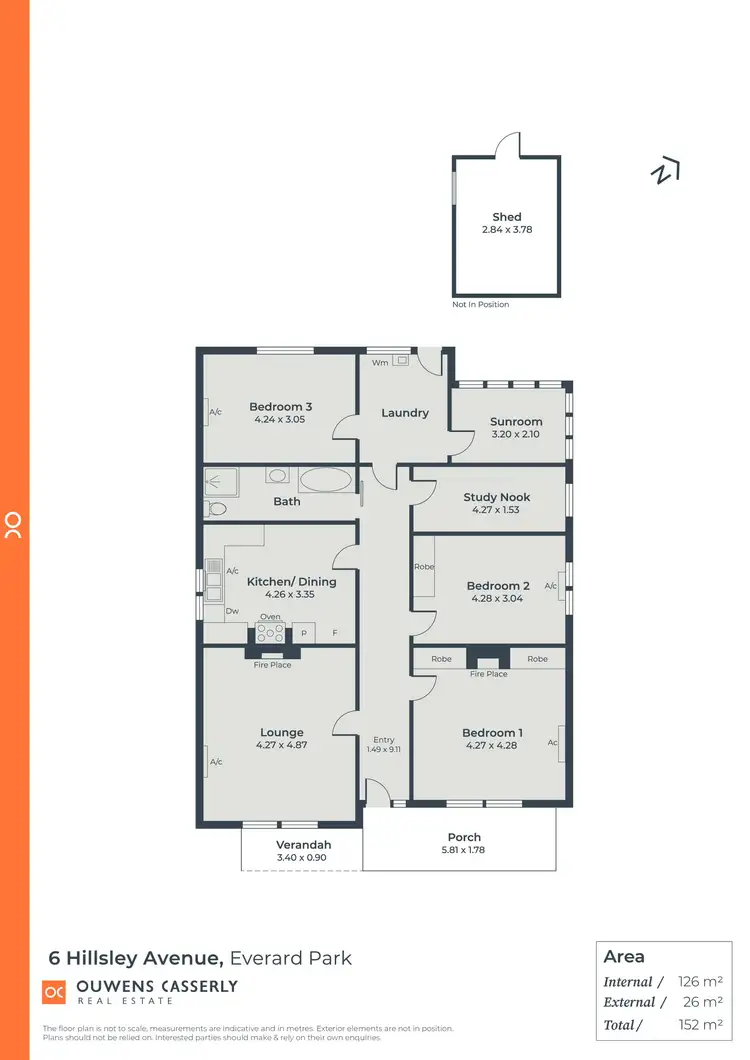 Floorplan of Homely house listing, 6 Hillsley Avenue, Everard Park SA 5035