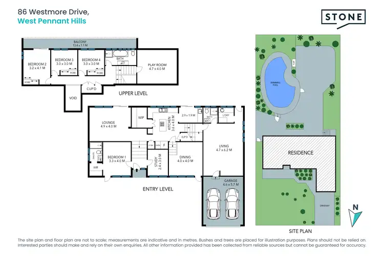 Floorplan of Homely house listing, 86 Westmore Drive, West Pennant Hills NSW 2125