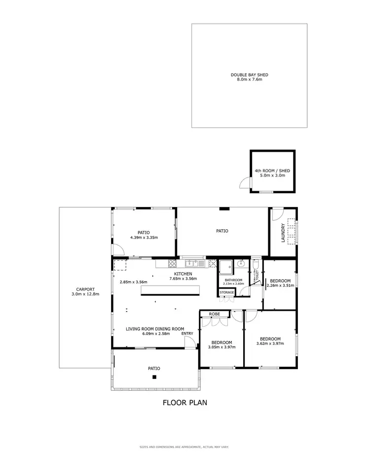 Floorplan of Homely house listing, 27 Graham Street, Edmonton QLD 4869