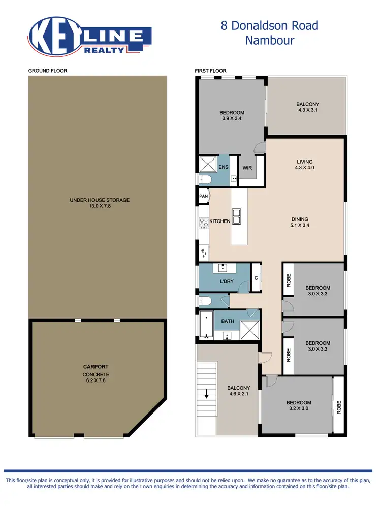 Floorplan of Homely house listing, 8 Donaldson Road, Nambour QLD 4560