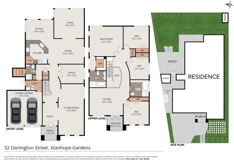 Floorplan of Homely house listing, 32 Darlington Street, Stanhope Gardens NSW 2768