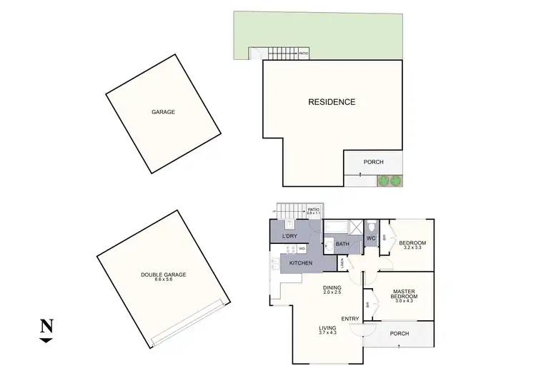 Floorplan of Homely unit listing, 4/26 Mt Dandenong Road, Ringwood East VIC 3135