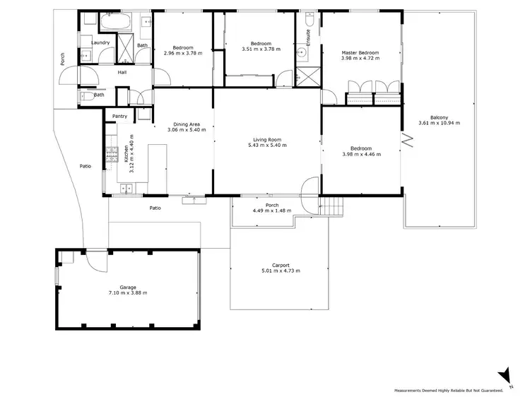 Floorplan of Homely house listing, 12 Evelyn Grove, Healesville VIC 3777