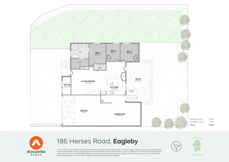Floorplan of Homely house listing, 186 Herses Road, Eagleby QLD 4207