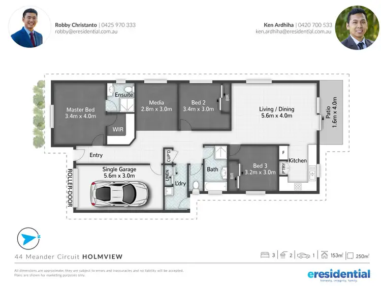 Floorplan of Homely house listing, 44 Meander Circuit, Holmview QLD 4207