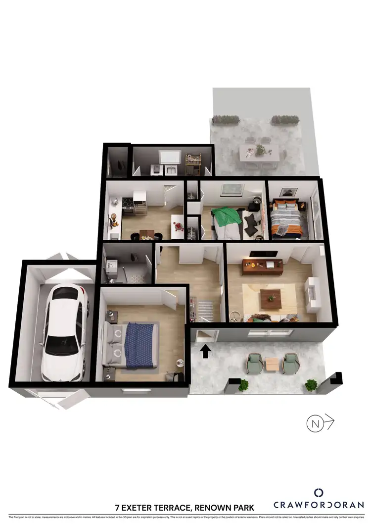 Floorplan of Homely house listing, 7 Exeter Terrace, Renown Park SA 5008