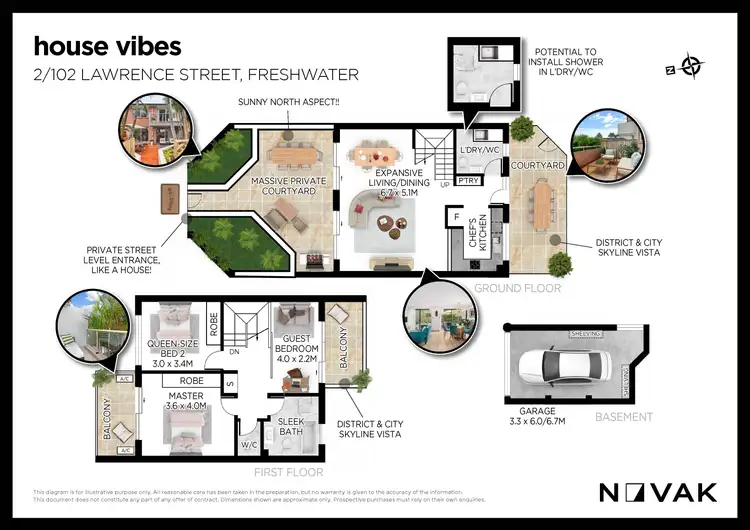 Floorplan of Homely apartment listing, 2/102 Lawrence Street, Freshwater NSW 2096