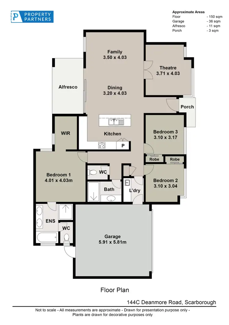 Floorplan of Homely house listing, 144C Deanmore Road, Scarborough WA 6019