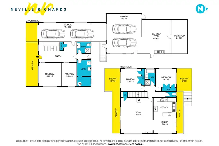 Floorplan of Homely house listing, 431 Hood Road, Indented Head VIC 3223