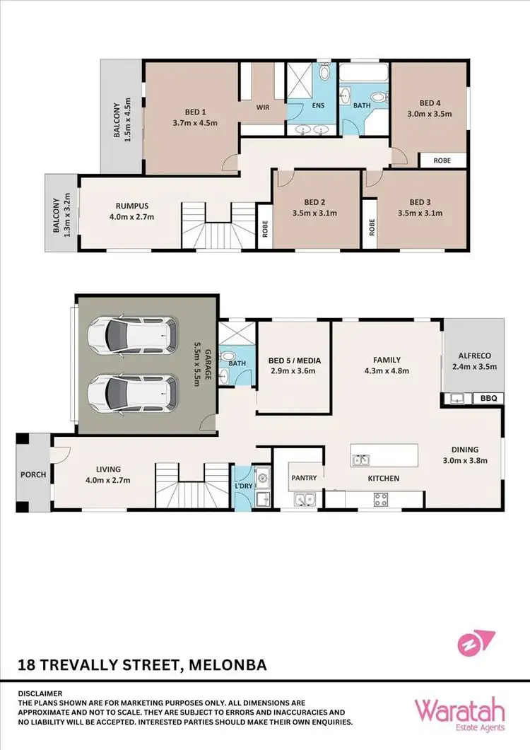 Floorplan of Homely house listing, 18 Trevally Street, Marsden Park NSW 2765