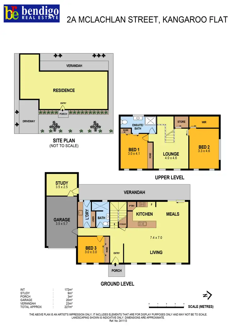 Floorplan of Homely house listing, 2A McLachlan Street, Kangaroo Flat VIC 3555