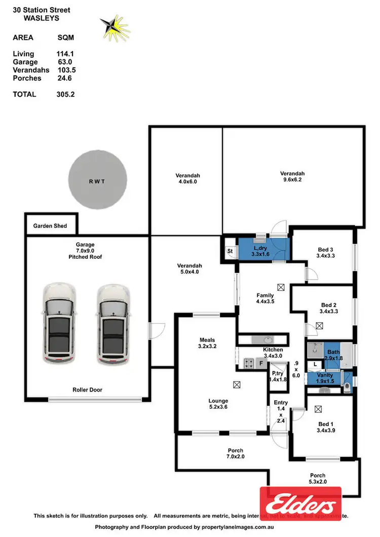 Floorplan of Homely house listing, 30 Station Street, Wasleys SA 5400