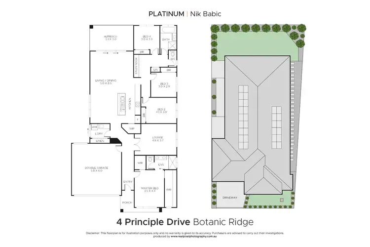 Floorplan of Homely house listing, 4 Principle Drive, Botanic Ridge VIC 3977