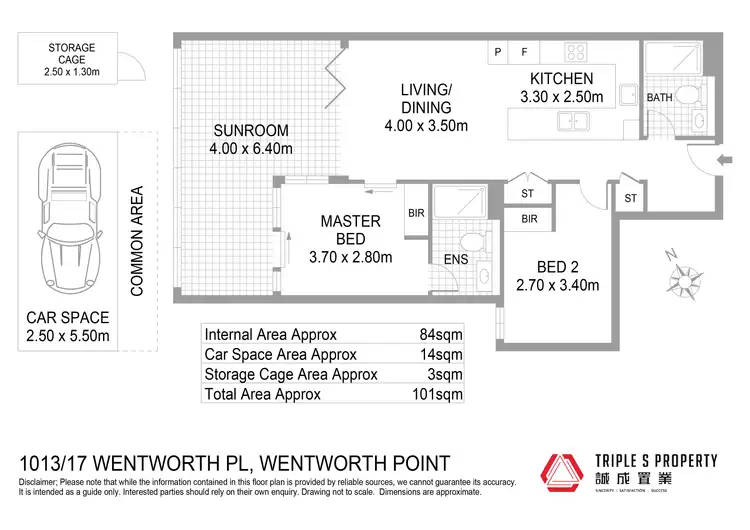 Floorplan of Homely apartment listing, 1013/17 Wentworth Place, Wentworth Point NSW 2127