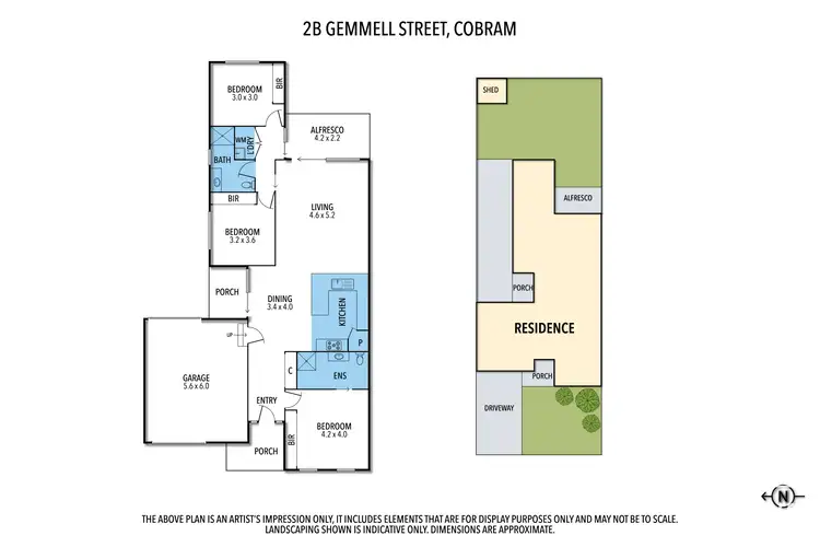 Floorplan of Homely house listing, 2B Gemmell Street, Cobram VIC 3644