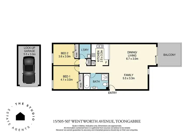 Floorplan of Homely unit listing, 15/505-507 Wentworth Avenue, Toongabbie NSW 2146